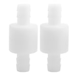 2PCS 10mm Plast Kontrollventil Backventil Envägsventil för Gas Vätska