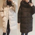 Women Winter Jackets Coats Casual Female White M