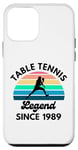 iPhone 12 mini Table Tennis Legend Since 1989 Retro Sunset Birthday Party Case