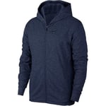 Nike Men's Dry Hoodie Full Zip Hprdry Lt T-Shirt, Iron Grey/HTR/Black, XL