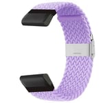 Punottu kellon ranneke Garmin Fenix 3 HR - Lightpurple