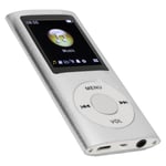 (Silver)64 GB MP3 Music Player With Earphone Portable Lossless Sound MP3 Music