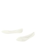 FALKE Unisex Kids Ballerina K IN Cotton No-Show Plain 1 Pair Liner Socks, White (Off-White 2040) new - eco-friendly, 3-5