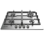 Indesit Aria THP 641 W/IX/I Built-in Hob - Stainless Steel