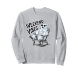 weekend vibes stay and take a break at home with family kids Sweatshirt