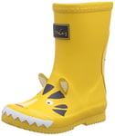 Joules Baby Boys Jnr Roll Up Rain Boot, Tiger, 3 UK Child