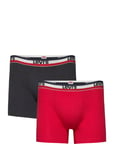 Levis Men Sprtswr Logo Boxer Brief Boxerkalsonger Multi/patterned Levi´s