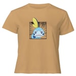 Pokemon Sobble Women's Cropped T-Shirt - Tan - XL