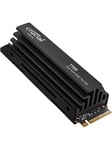 Crucial T705 SSD - 1TB - Jäähdytyssiilillä - Musta - M.2 2280 - PCIe 5.0