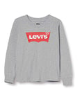 Levi's Kids l/s Batwing Tee Baby Boys, Grey Heather, 24 Months