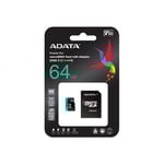 ADATA Premier Pro V30S - flash-minneskort - 64 GB - mikroSDXC UHS-I