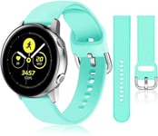 Simpleas compatible with Huawei Watch GT 2 (42mm) / Honor Watch Magic 2 (42mm) Watch Strap, Soft Silicone Replacement Bands (20mm, Teal)