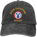 89th Infantry Division - The Rolling W Sandwich Cap Denim Hats Baseball Cap