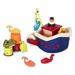 B toys – Fish N Splish Tub Toys Set – BPA Free 13-Pieces Bath Toys for Todd