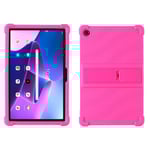 Lenovo Tab M10 Plus (3rd Gen) skal med ett stativ - Rosa