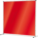 Industridraperier Björndraperiet 104114 Svetsskärm 2 x 1,9 m, transparent Röd