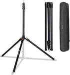 Pied D'Éclairage 220Cm 7.5Ft Support Photographie Studio Trépied Photo Réglable Pour Réflecteur Softbox Lumière Ring Light Parapluie Et Arrière-Plan Charge 4 Kg