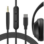 Geekria Type-C Audio Cable with Mic for Bose 700, NC700, NCH700