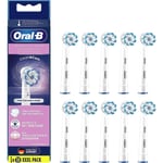 Braun Oral-B Sensitive Clean Replacement Electric Toothbrush Heads - Pack of 10