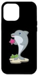 Coque pour iPhone 13 Pro Max Dauphin Etoile de mer