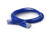 Wantec - Patch-Kabel (Hane) Till Rj-45 (Hane) - Cat 6A - Blå, Ral 5015