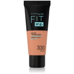 Maybelline Fit Me! Matte+Poreless mattifying foundation for normal to oily skin shade 330 Toffee 30 ml