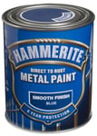 Hammerite metallmaling glatt blå 750ml