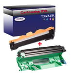 Toner et Tambour compatible Brother MFC-1810, MFC-1910, MFC-1910W, TN1050, DR1050 – T3AZUR Noir
