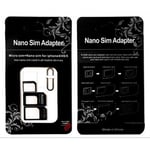 Adaptateur De Carte Sim 3 En 1 Pour Alcatel 3v Smartphone Micro-Sim Nano-Sim Universel