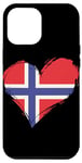 iPhone 14 Pro Max Norway flag in heart Norwegian Origin Pride Nordic Roots Case
