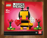 LEGO 40270 Brick Headz Valentine's Bumble Bee no 29 140 pcs~NEW lego sealed~