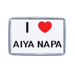 I Love Aiya Napa - Small Plastic Fridge Magnet