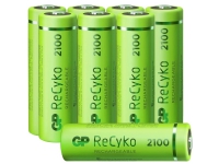 GP-batterier GPRCK210AA086C4 Uppladdningsbart AA-batteri NiMH 2100 mAh 1,2 V 8 st