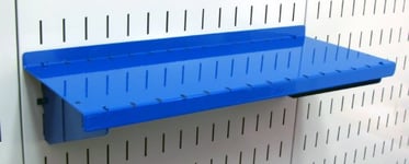 Wall Control Étagère en Panneau perforé de 15,2 cm de Profondeur - Panneau perforé et Panneau à Outils à Fente - Bleu