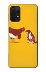 Rooster and Cat Joke Case Cover For Samsung Galaxy A32 5G