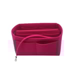 2023 New Best Discount Travel Organizer Handväska Filtväska Tote Liner Handväska Påse Insats Dam 3 storlekar Rose red Rose red 26*13*16