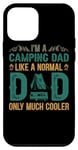 Coque pour iPhone 12 mini Camping Dad Cooler Than Normal Dads Humour Père Drôle