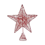julstjärna röd plaststål - Färg:Röd