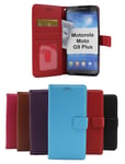 New Standcase Wallet Motorola Moto G9 Plus (Svart)