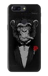 Funny Gangster Mafia Monkey Case Cover For OnePlus 5T