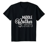 Youth Promoted to the middle brother Est 2025 coming soon Kids T-Shirt