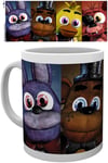 Five Nights at Freddys Faces Ceramic Mug