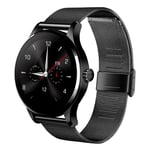 Smartwatch Android iOs Montre Connectée 1,22' Cardio Podomètre Noir YONIS