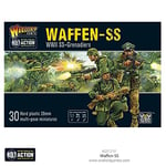 Waffen SS - 28mm Scale Plastic Miniatures for Bolt Action by Warlord Games - Highly Detailed World War 2 Miniatures for Table-top Wargaming