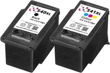 Refilled  PG 540XL & CL 541XL Ink Cartridge Combo fit Canon Pixma MG3250