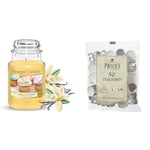 Yankee Candle Scented Candle | Vanilla Cupcake Large Jar Candle | Long Burning Candles: up to 150 Hours & Prices Patent Candles White Tealights Bag, Pack of 50, Wax, l x 3.8cm w x 1.8cm h, Unscented
