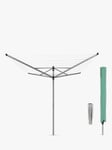 Brabantia Lift-O-Matic Rotary Clothes Outdoor Airer Washing Line, with Soil Spear and Cover, 60m