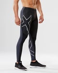 2XU Wind Defence Compression Tights Black/STL - XL