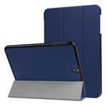 Tri-fold fodral för Samsung Galaxy Tab S3 - mörkblå Mörkblå