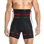 Bukshorts för män Body Shaper Kompression High Waist Trainer Buken Buken Slim Body Shaper Boxer black L